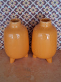 Set 2 Kleine Oranje Vaasjes